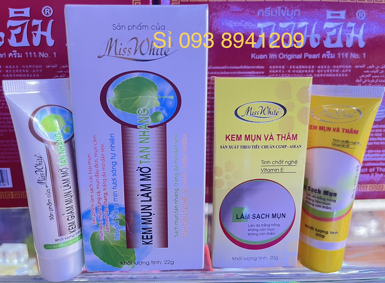Kem Miss White mụn, thâm tuýp