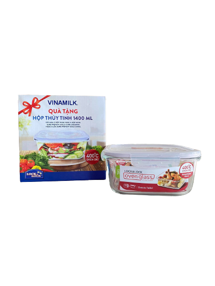 Hộp thủy tinh chịu nhiệt Lock&Lock 1400ml
