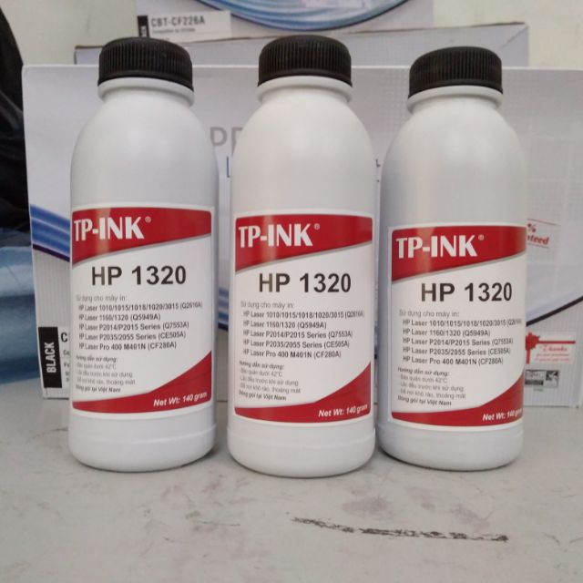 Mực đổ mực đổ 1320/2900/3300/2035/2055/12a/49a/05a/15a/ 140g hiệu tp-ink