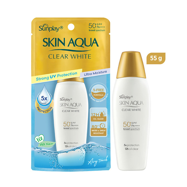 Sữa Chống Nắng Sunplay Skin Aqua Dưỡng Da Sáng Mịn SPF50+ PA++++ 55g