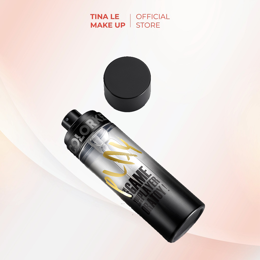 Xịt khoáng khoá nền colorkey / xịt khoáng dành cho các cô nàng da dầu tina le make up