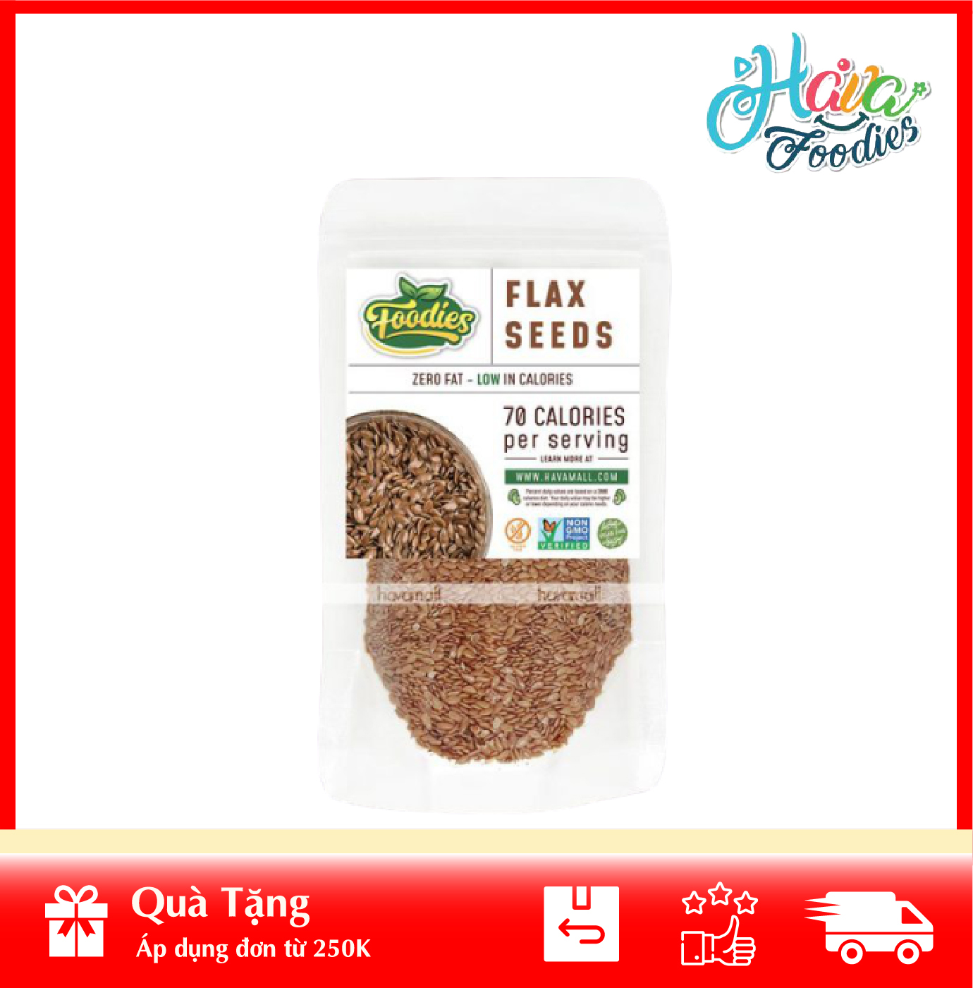 Hạt Lanh Nâu Havafoodies