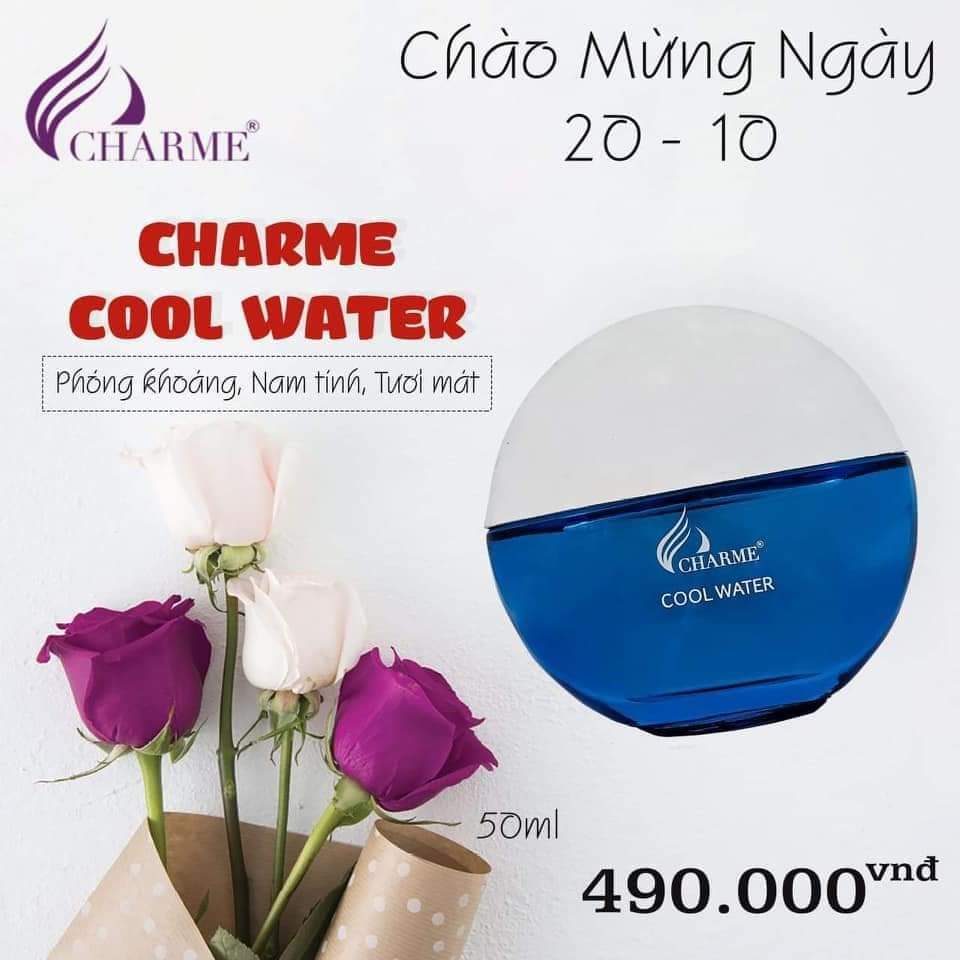 Nước hoa Charmee Cool Water 50ml chính hãng 100%