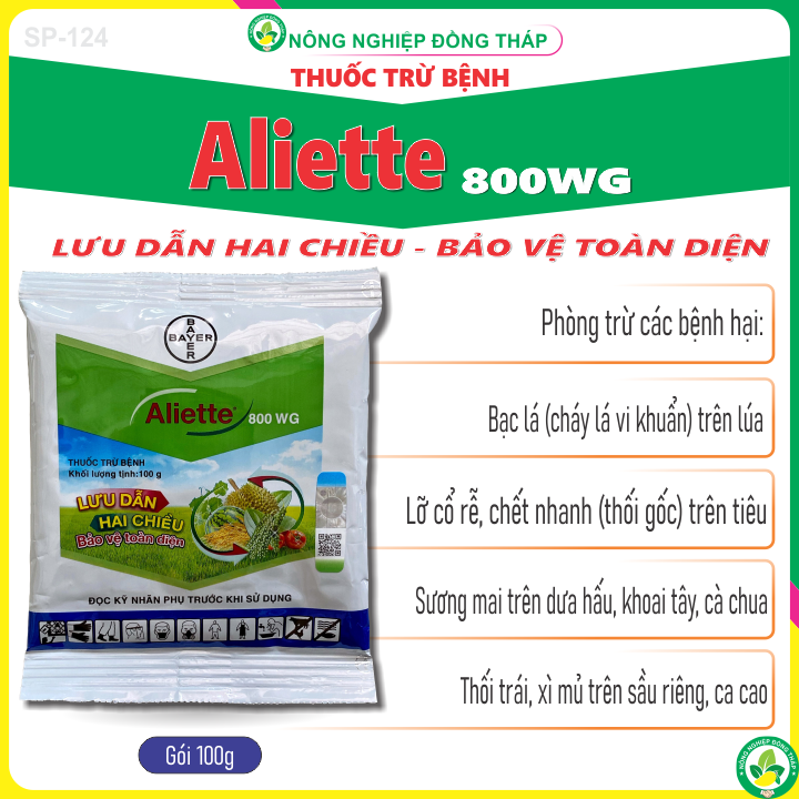 Thuốc Trừ Bệnh Aliette 800 WG (gói 100g)