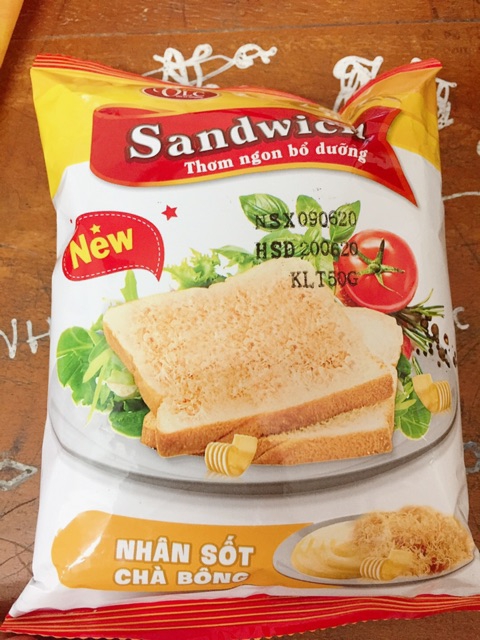 Bánh mỳ sandwich ruốc kẹp siêu ngon