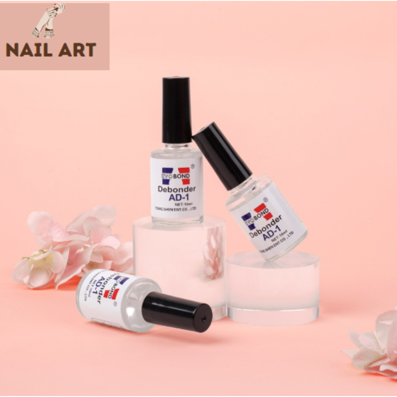 Nước sáng đá nail AD Siêu sáng bóng - Tháo đá tháo móng nail, Nước tháo móng giả, Nước Vệ Sinh Nhíp nối mi AD
