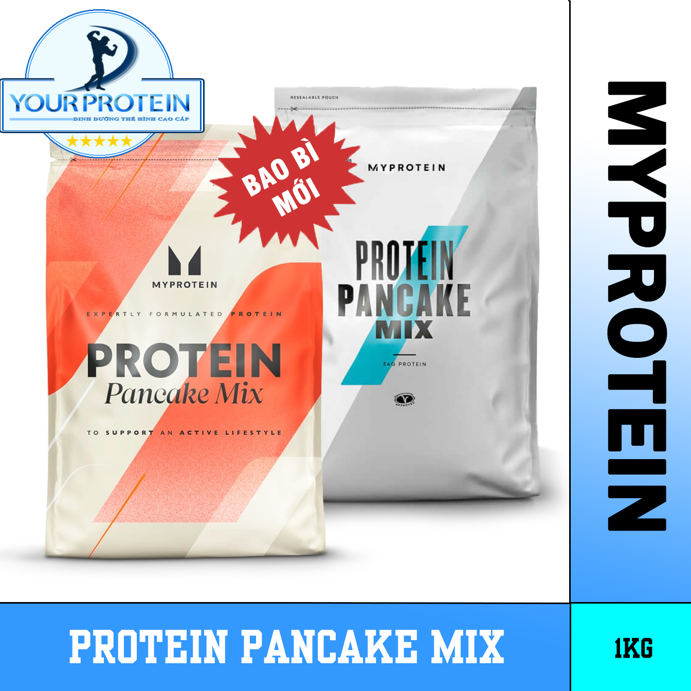 Myprotein Bột là bánh Protein Pancake 1kg