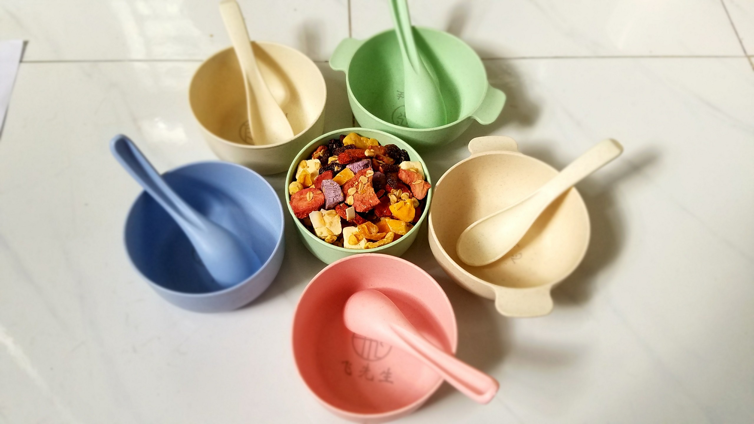 Bộ Bát Thìa Lúa Mạch Ăn Ngũ Cốc Tiện Lợi