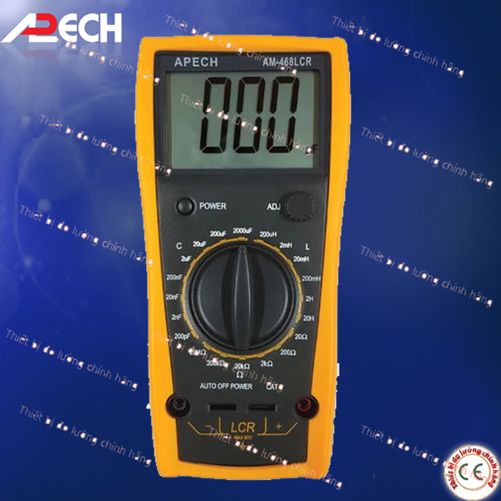 Apech-468lcr đồng hồ vạn năng đo cuộn cảm apech am 468lcr đo điện dung henrym điện trở