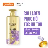 Dầu Xả Phục Hồi Hư Tổn Pantene 3 Minute Miracle Collagen Repair Intensive Serum Conditioner 480Ml