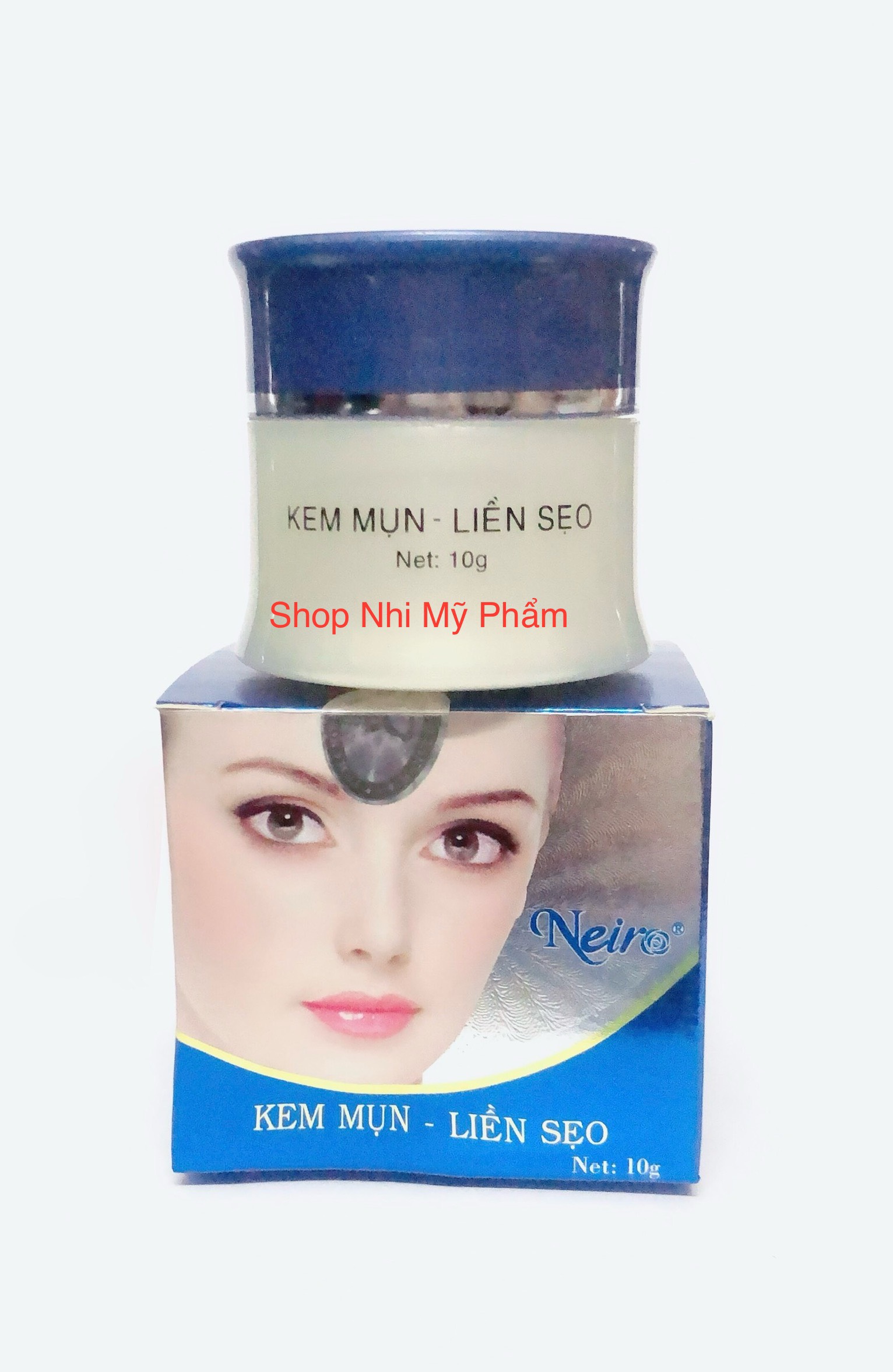 Kem neiro ngừa mụn liền sẹo dưỡng trắng da 10gr