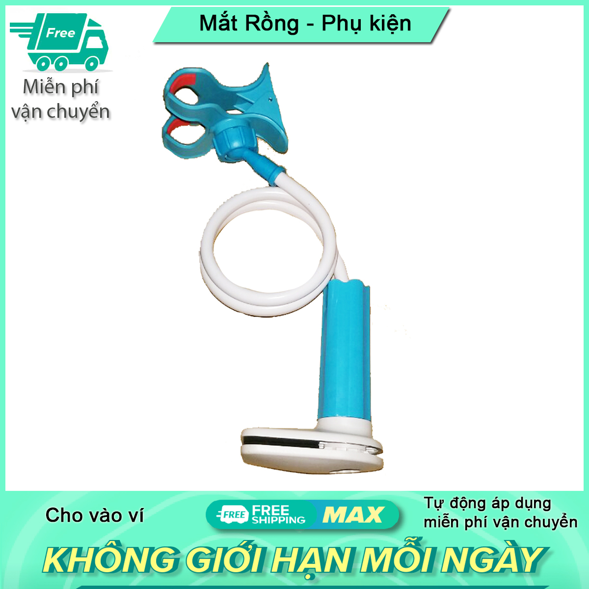 Giá đỡ kẹp đuôi khỉ cho điện thoại MR002 (Chân kẹp siêu chắc)