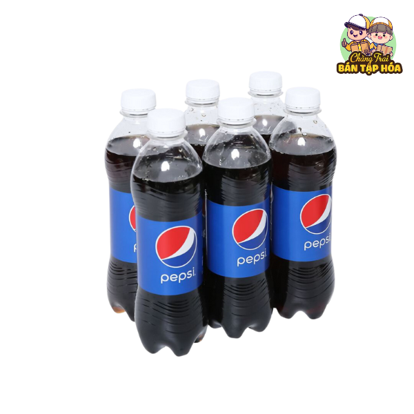 6 chai nước ngọt Pepsi Cola 390ml
