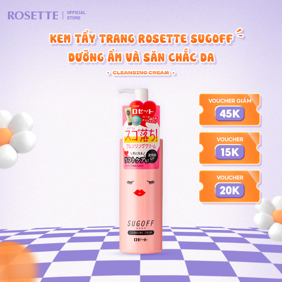 Kem Tẩy Trang Sugoff Dưỡng Ẩm Và Săn Chắc Da Cleansing Cream 200G
