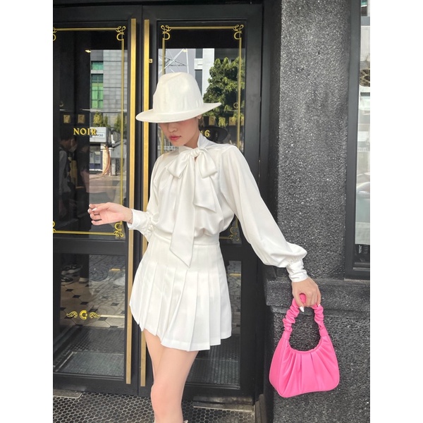 Sơmi kiểu thắt nơ siena top