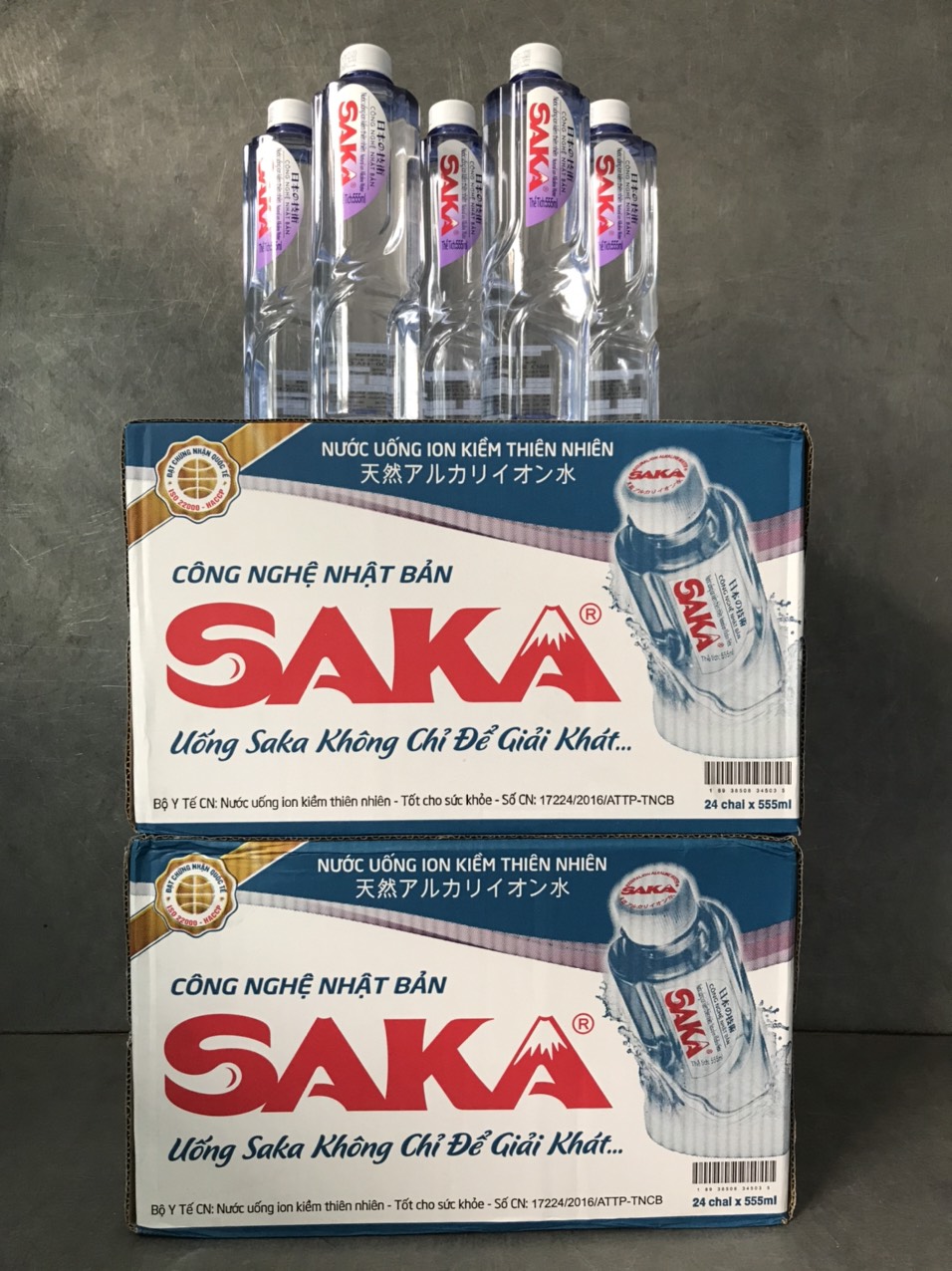 NƯỚC KHOÁNG SAKA KIỀM - 555ml