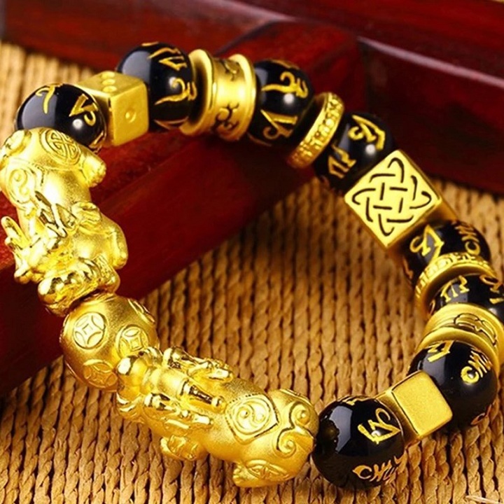 [HCM][CÓ VIDEO] Vòng tay nam tỳ hưu vàng SMM140 vòng đá Mắt hổ hoàn toàn tự nhiên thiết kể tỉ mỉ tinh xảo