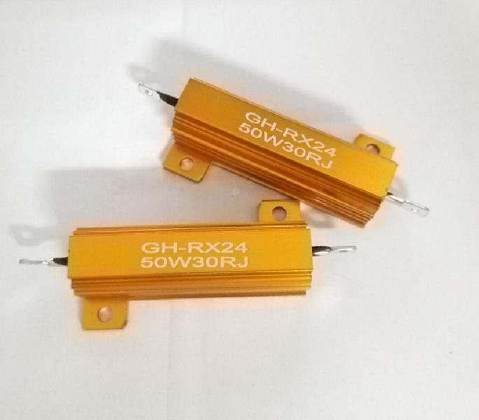 Điện trở nhôm vàng rx24 30r 50w
