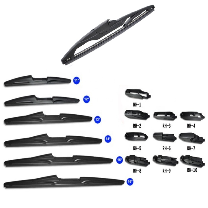 Cần gạt và đầu gắn kết nối cần gạt nước mưa kính sau ô tô - Tất cả các dòng xe