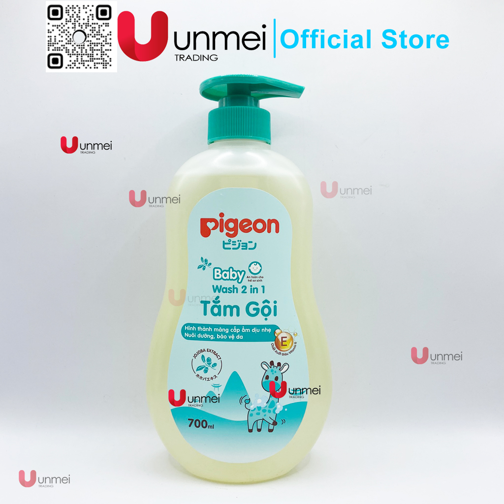 Tắm gội dịu nhẹ pigeon hương jojoba 700ml