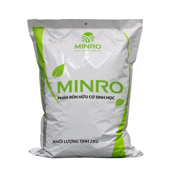 Phân Bón Hữu Cơ Sinh Học MINRO - (Gói 2KG)