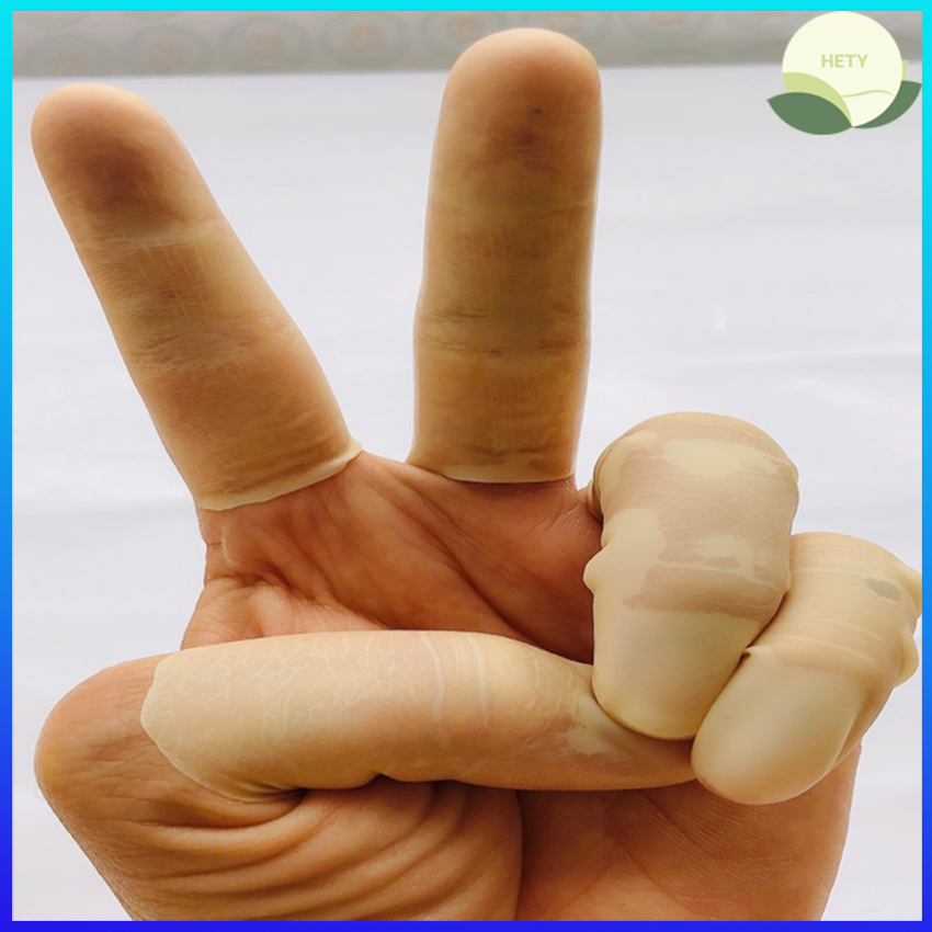100 CHIẾC GĂNG TAY CAO SU BAO NGÓN CÓ BỘT - HETY MISS