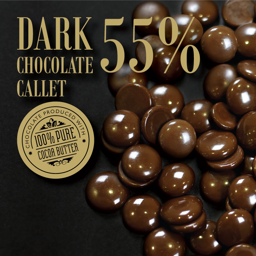 Chocolate Couverture Callet Belcholat 55% Cacao 500g 1kg