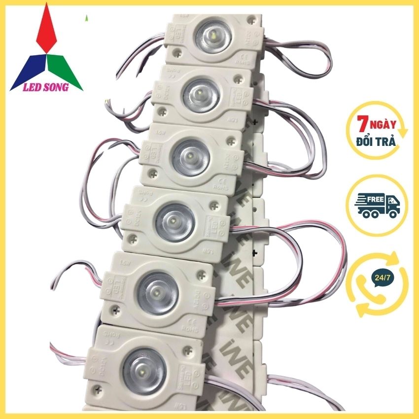 Led hắt 1 bóng tỏa siêu sáng 12V Led Song dây 20 bóng