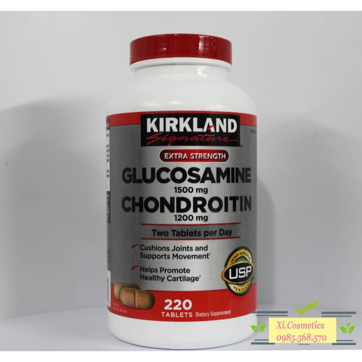 Viên uống Glucosamine 1500mg & chondroitin 1200mg 220 viên