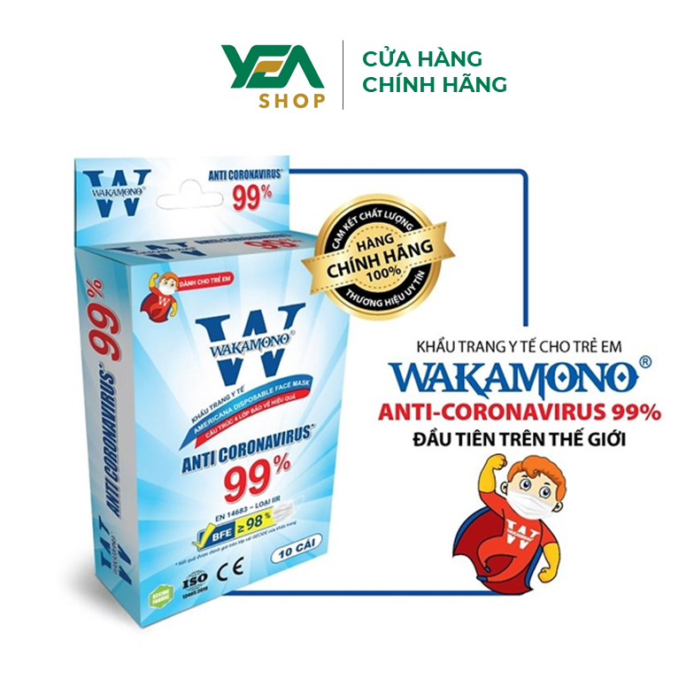 Khẩu trang Wakamono Trẻ em -