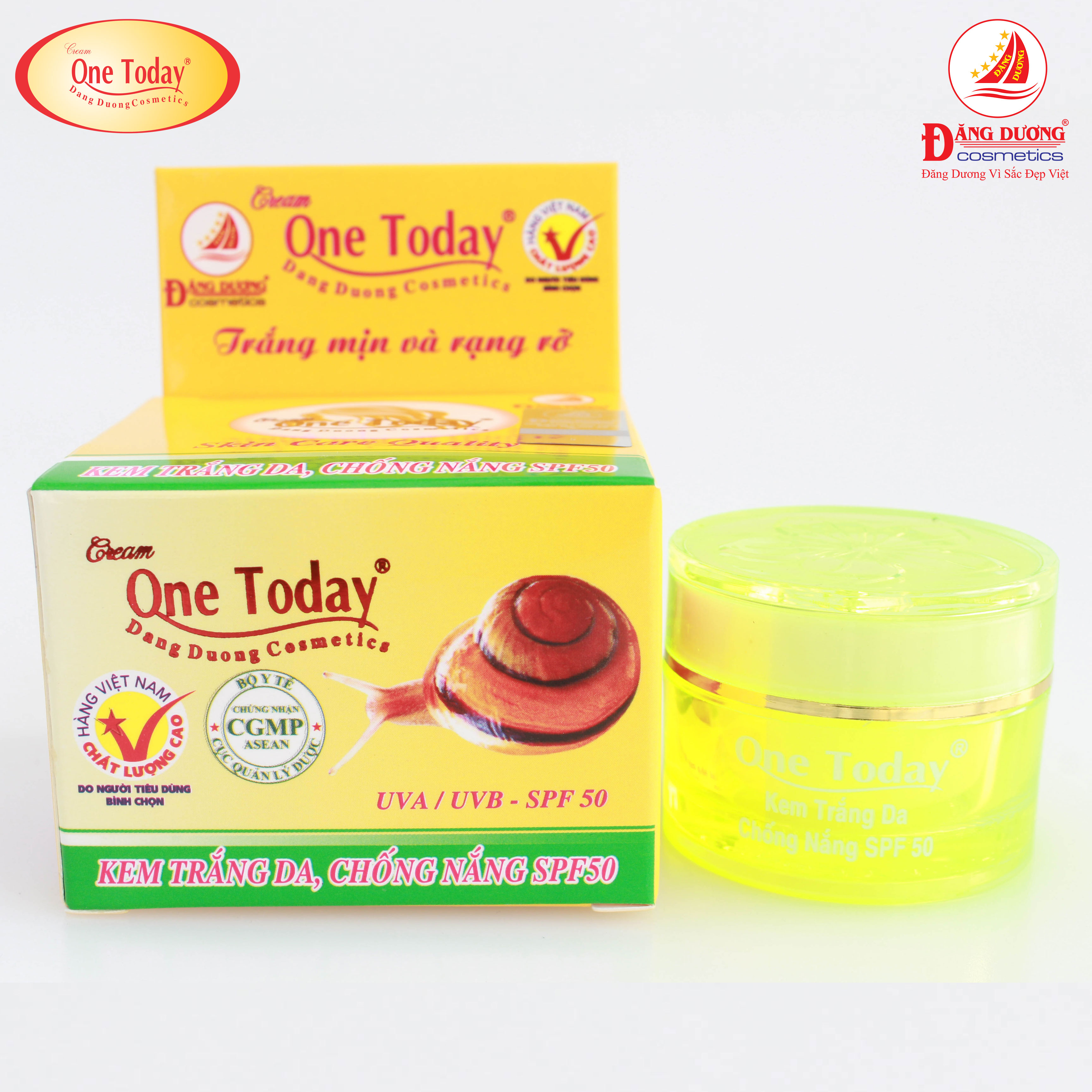 ONE TODAY - KEM TRẮNG DA CHỐNG NẮNG SPF50 - 9g