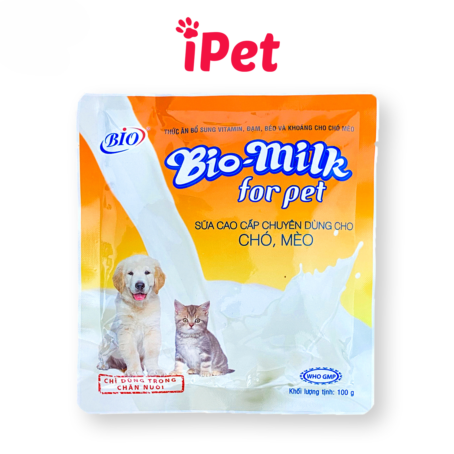 Sữa Cho Chó Mèo - Sữa Bio Milk Chó Mèo - Thực Phẩm Dinh Dưỡng Cho Thú Cưng - iPet Shop