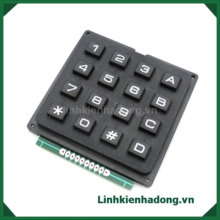 Bàn phím ma trận nhựa cứng 4x4 keypad