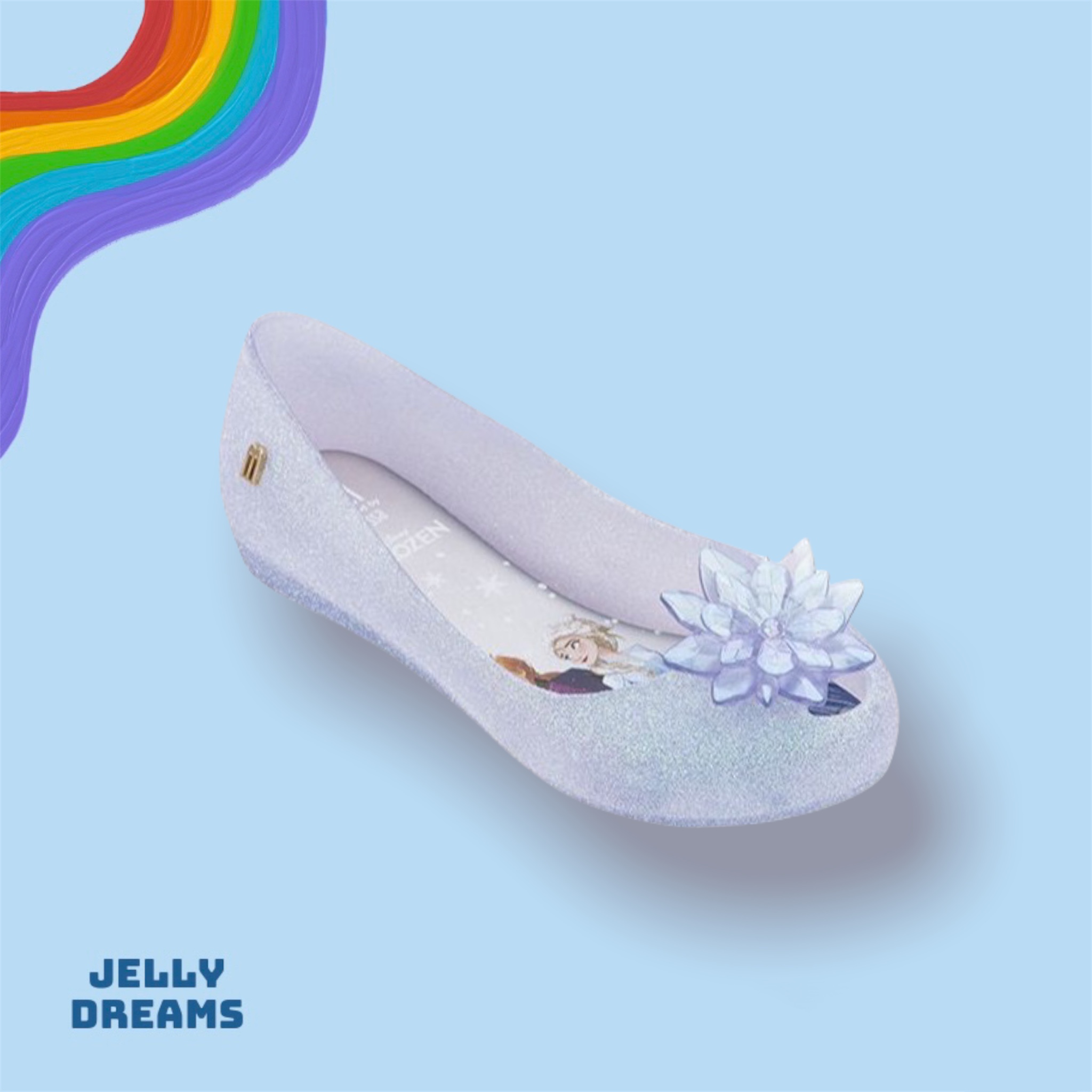 Giày Nhựa Thơm Trẻ Em Melissa Mel Ultragirl + Frozen Ballerina