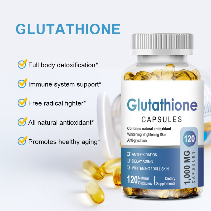 Spot Goods   Cross-Border Supply   Glutathione Soft Capsules Glutathione soft capsules  Holding O EM