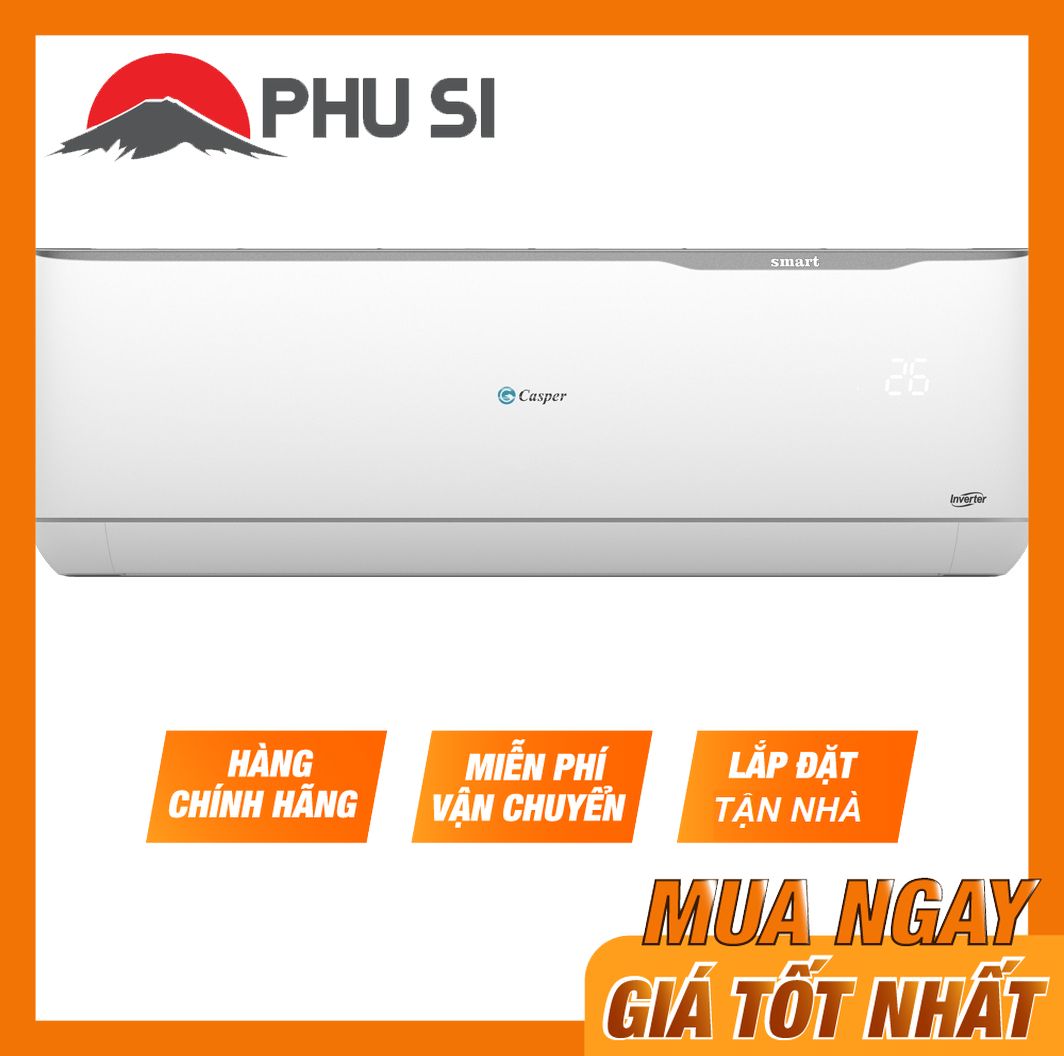 Trả góp 0% - bảo hành 3 năm - máy lạnh casper inverter 2 hp gc-18tl32