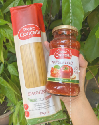 Combo mỳ ý 500g kèm sốt cà chua, thịt bằm 350g