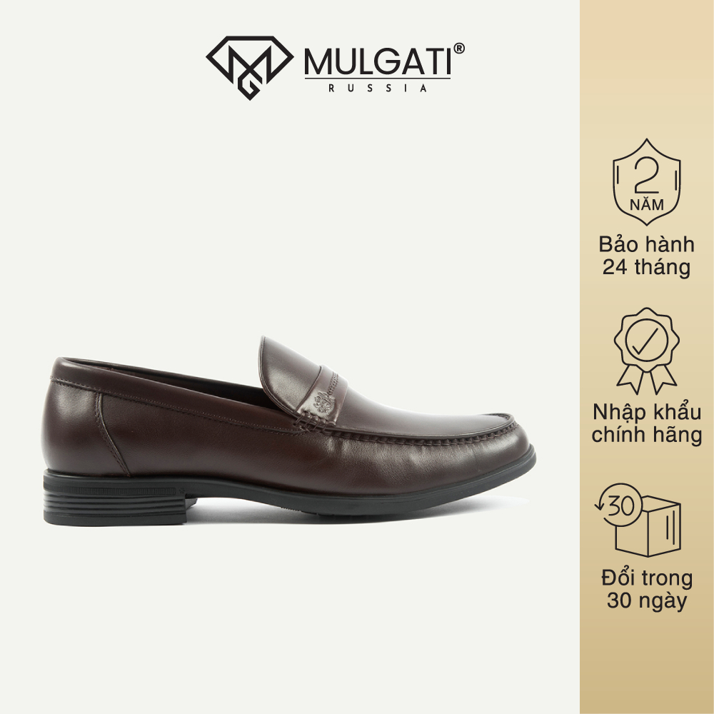 Giày lười nam mulgati loafer đai ngang đục lỗ - sp16082251