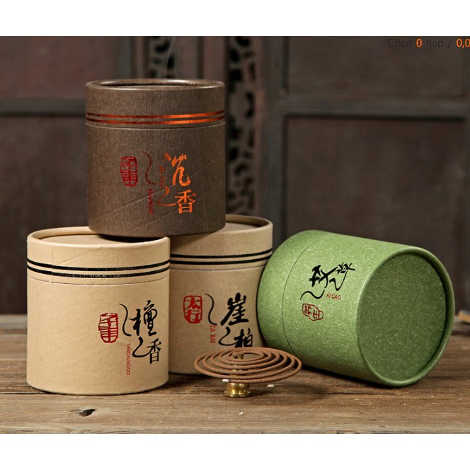 Nhang Vòng đàn hương Cao Cấp 48 Khoanh