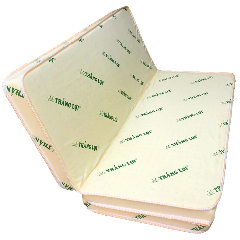 (FREE SHIP HCM ) Nệm Cao Su Gấp 3 Thắng Lợi 1m6x2mx10cm, Nệm Cao Su Thắng Lợi Thoáng Mát Đàn Hồi Tốt