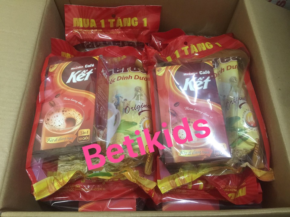 Mua 1bịch Ngũ cóc dinh dưỡng MacCereal tặng 1hộp cafe sữa kết hòa tan 3in1