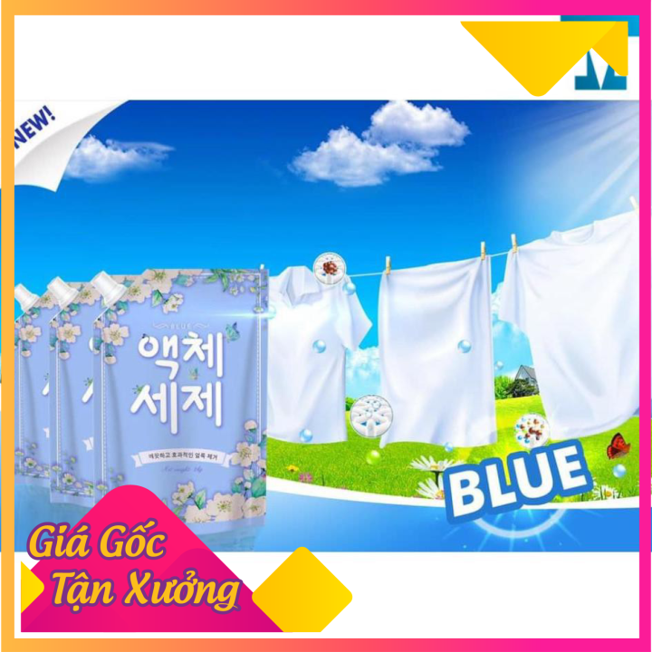 NƯỚC GIẶT BLUE HÀN QUỐC TÚI 2L THƠM NHƯ HOA