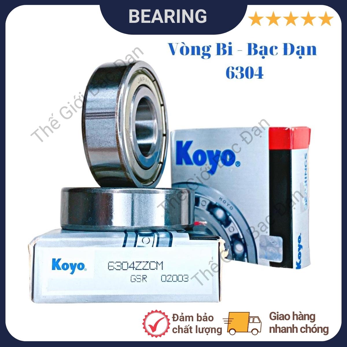 Vòng bi bạc đạn 6304 zzcm koyo -thế giới bạc đạn