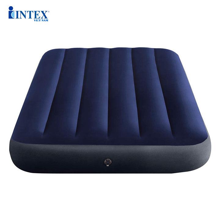 Đệm hơi đơn công nghệ mới 99cm INTEX 64757, nệm 1 người nằm, êm ái thoáng khí, gấp dọn tiện dung - Bảo hành 12 tháng