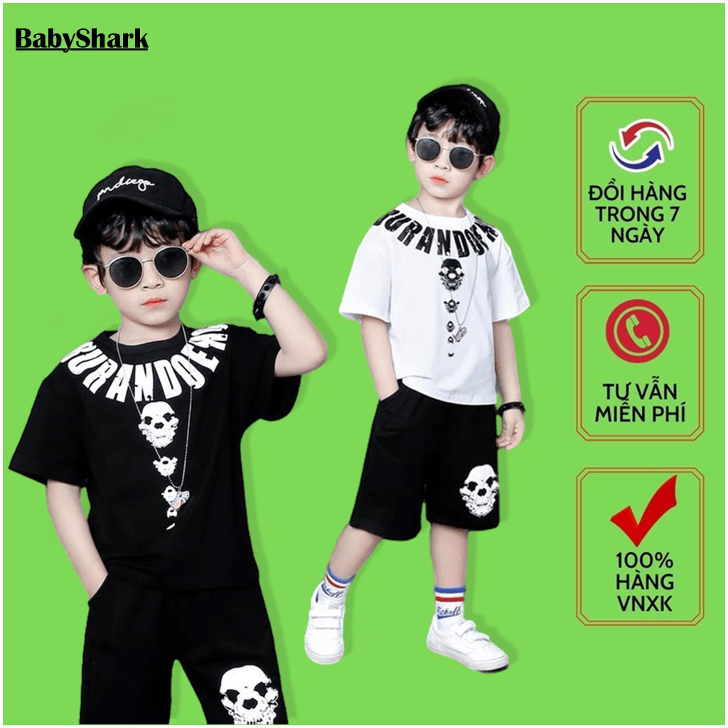 [HCM]Quần Áo Trẻ Em Nam Babyshark Set Quần Áo Cáo Cấp Cho Bé ( 163-164 )