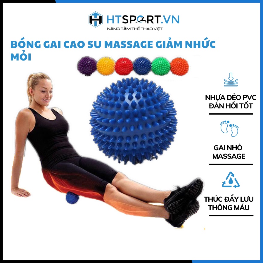 [HCM]Bóng Gai Massage Giảm Nhức Mỏi Thông Huyết Giảm Đau Phục Hồi Chấn Thương Sau Tập Bóng Gai Cao Su Tập Yoga