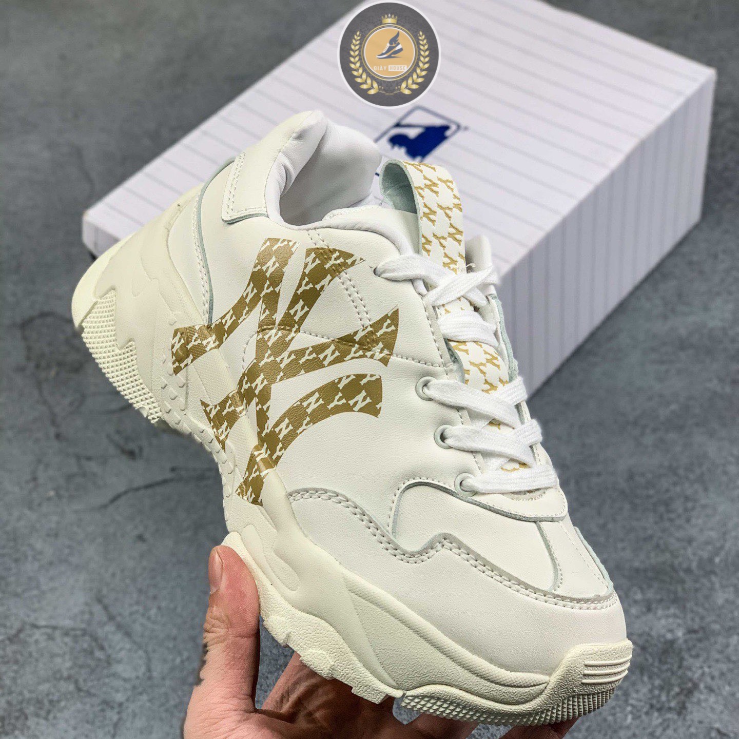 HÀNG XỊN GIÀY THỂ THAO MLB NY FULL HỘP TÚI XÁCH