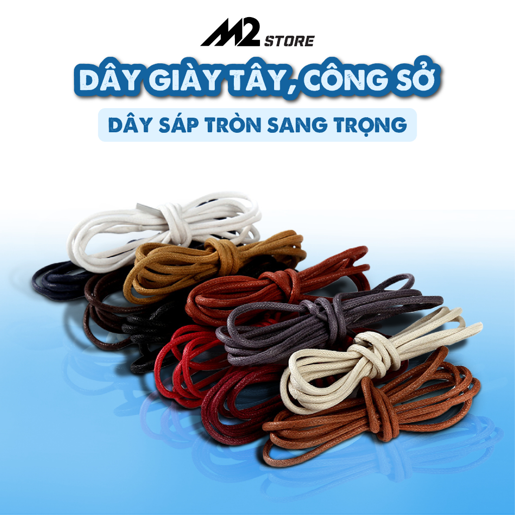 Dây giày tây dây giày sáp tròn