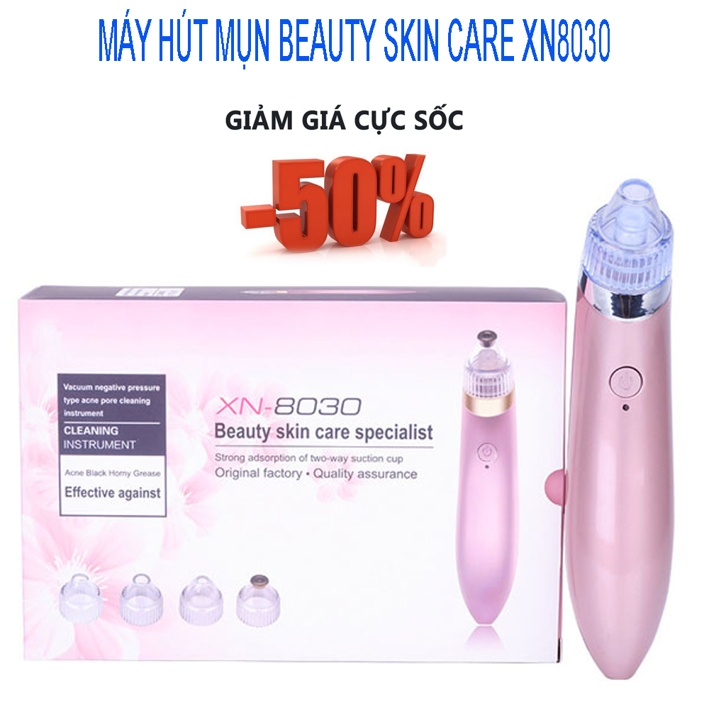 [HCM]Máy Hút Mụn Đầu Đen Mụn Cám  Máy hút mụn Beauty Skin care XN-8030 cao cấp thiết kế tiện dụng dễ dàng sử dụng