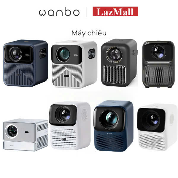 Máy Chiếu Wanbo Mozart/ Mozart 1 Pro/ DaVinci 1 Pro/ T6R Max/ TT/ T4/T2 Max New Full Hd - Bảo Hành C